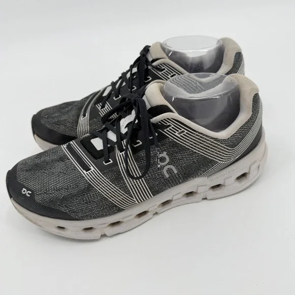 On Cloud Running Shoes Mens 9.5 Black Glacier Cloudgo Sneakers - Picture 4 of 9